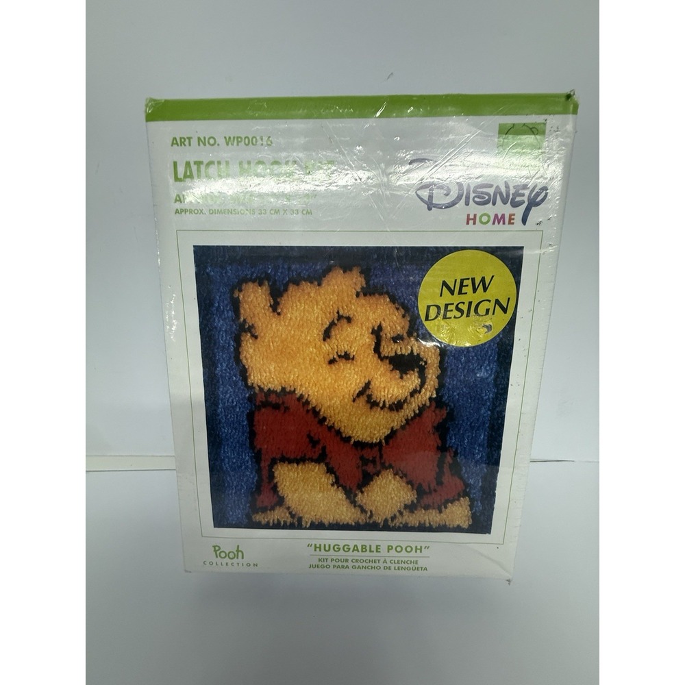 Winnie‎ the HUGGABLE POOH Latch Hook Kit WP0016 Sealed CARON New